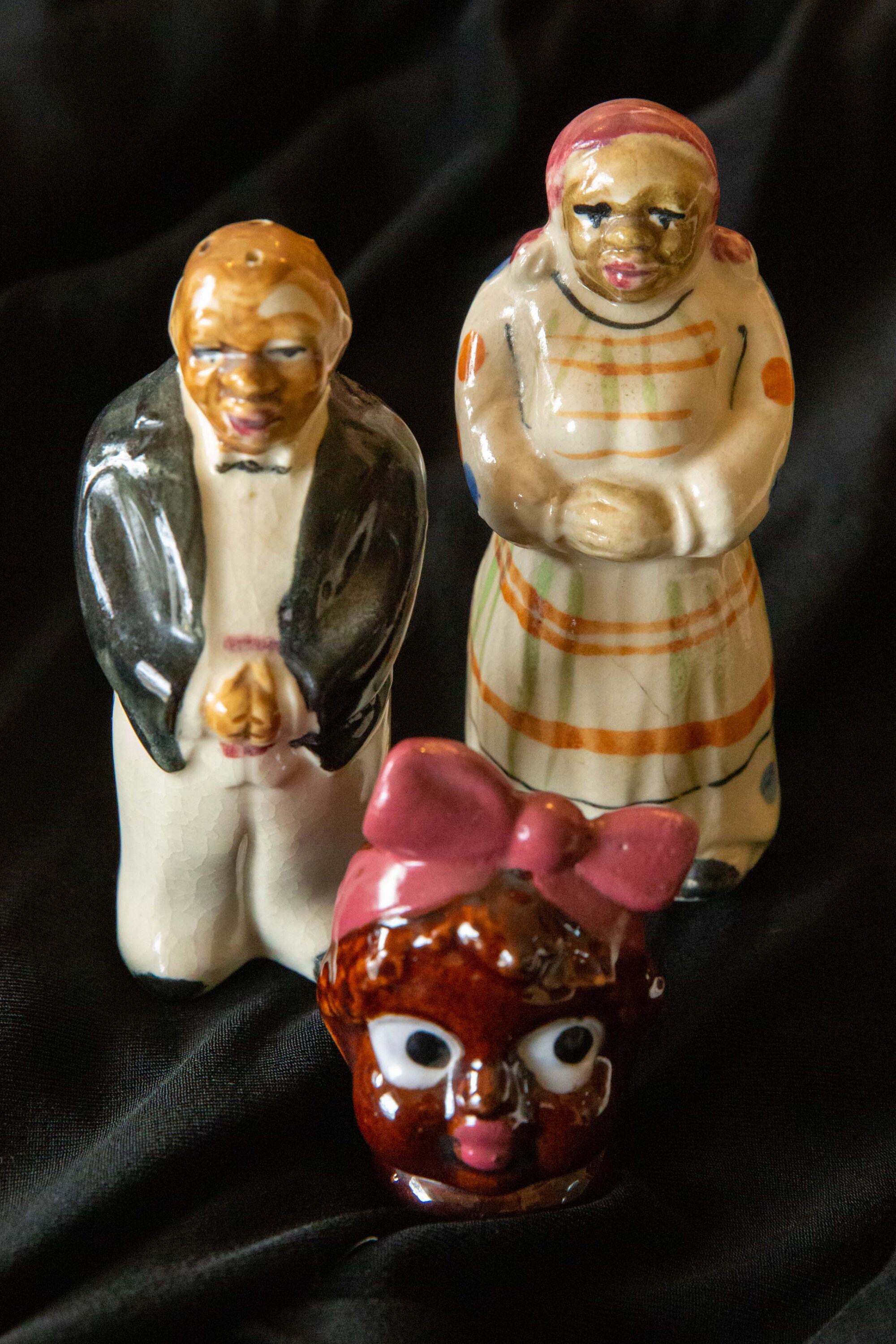 African Salt and Pepper Shakers 3 Pcs. Etsy UK