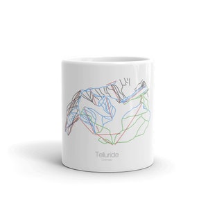 Telluride Coffee Mug | Ski Coffee Mug | Telluride Colorado | Ski Gift | Ski Kitchen | Snowboard