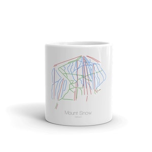 Mount Snow Coffee Mug / Ski Coffee Mug / Mount Snow Vermont / Ski Gift / Ski Kitchen / Snowboard