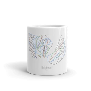 Brighton Coffee Mug | Ski Coffee Mug | Brighton Utah | Ski Gift | Ski Kitchen | Snowboard