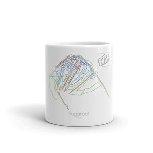 Sugarloaf Coffee Mug | Ski Coffee Mug | Sugarloaf Maine | Ski Gift | Ski Kitchen | Snowboard