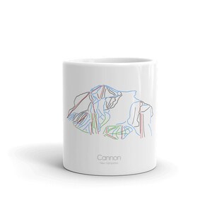 Cannon Coffee Mug | Ski Coffee Mug | Cannon New Hampshire | Ski Gift | Ski Kitchen | Snowboard