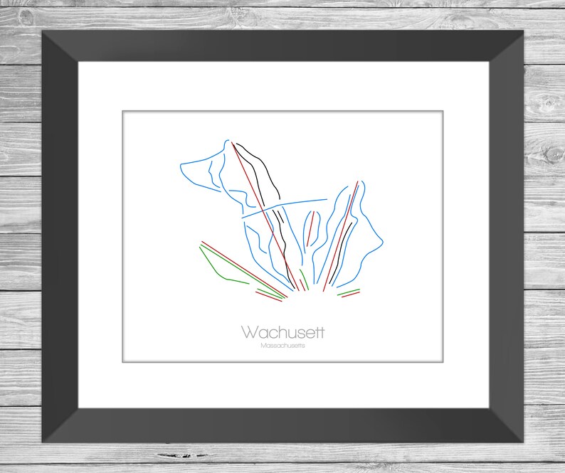 Wachusett Map Massachusetts Ma - Il 794xN.1960740446 J6ci 