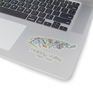 Holiday Valley New York Sticker | Staartkaartsticker | Skisticker | Snowboardsticker | NY | Berg | Bumpersticker | Helm Sticker