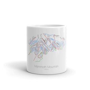 Mammoth Coffee Mug | Ski Coffee Mug | Mammoth California | Ski Gift | Ski Kitchen | Snowboard