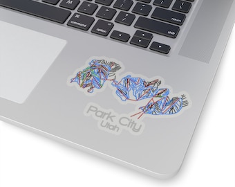 Park City Utá &lt;br&gt;de &lt;br&gt; Entrega Rápida? Etiqueta do mapa da cauda adesivo | esqui adesivo | Snowboard Adesivo | EUA | Montanha | adesivo para carro | Decalque de capacete