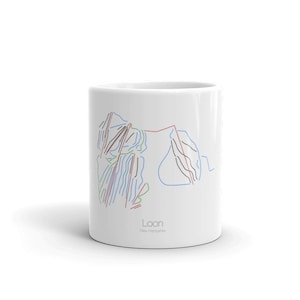 Loon Coffee Mug | Ski Coffee Mug | Loon New Hampshire | Ski Gift | Ski Kitchen | Snowboard
