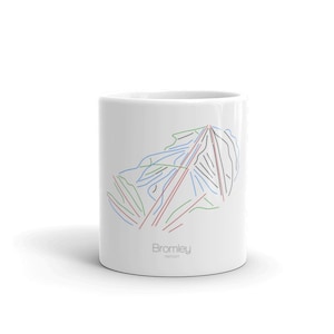 Bromley Coffee Mug | Ski Coffee Mug | Bromley Vermont | Ski Gift | Ski Kitchen | Snowboard