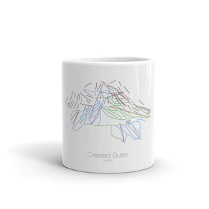 Crested Butte Coffee Mug | Ski Coffee Mug | Crested Butte Colorado | Ski Gift | Ski Kitchen | Snowboard