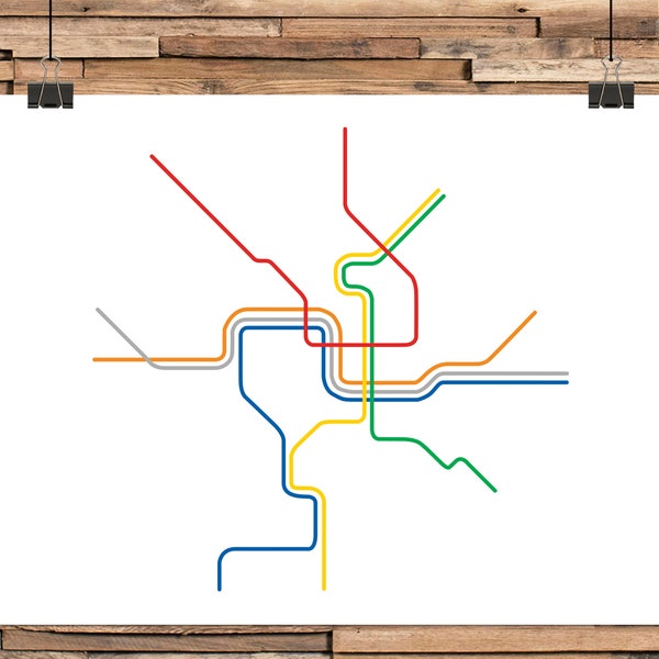 Dc Metro Art - Etsy