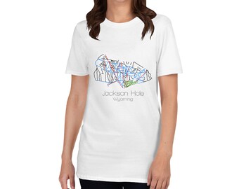 Jackson Hole T-Shirt - Women's | Jackson Hole Wyoming | Ski T-Shirt | Snowbird Shirt | Wyoming Ski