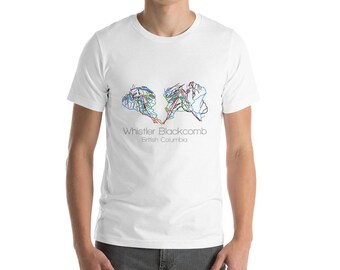 Whistler Blackcomb T-Shirt - Men'S / Unisex | Whistler Blackcomb Canada | Ski T-Shirt | Snowbird Shirt | Canada Ski