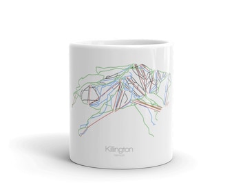 Killington Coffee Mug / Ski Coffee Mug / Killington Vermont / Ski Gift / Ski Kitchen / Snowboard