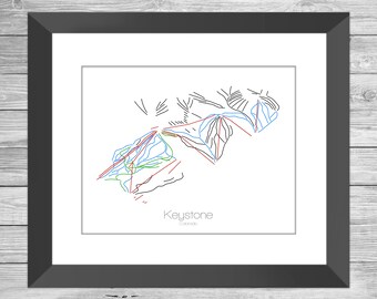 Keystone Resort Trail Map Dit Item Is Niet Beschikbaar - Etsy