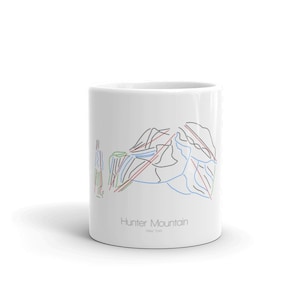 Hunter Coffee Mug | Ski Coffee Mug | Hunter New York | Ski Gift | Ski Kitchen | Snowboard