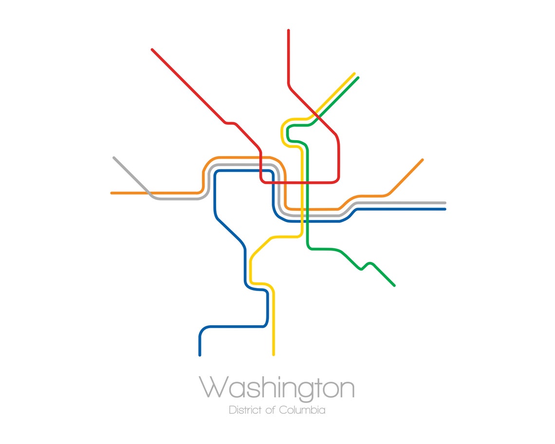 Washington Dc Metro Map | Dc Subway Map | Washington Dc Map | Distrcit ...