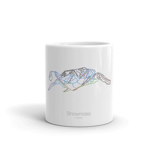 Snowmass Coffee Mug | Ski Coffee Mug | Snowmass Colorado | Ski Gift | Ski Kitchen | Snowboard