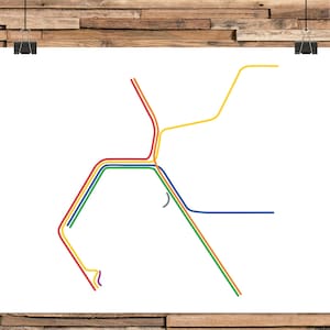 San Francisco Bart Subway Map