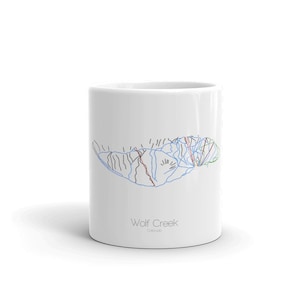 Wolf Creek Coffee Mug | Ski Coffee Mug | Wolf Creek Colorado | Ski Gift | Ski Kitchen | Snowboard