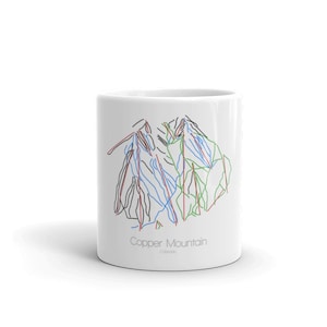 Copper Mountain Coffee Mug | Ski Coffee Mug | Copper Mountain Colorado | Ski Gift | Ski Kitchen | Snowboard