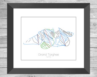 Grand Targhee Wyoming Map, Grand Targhee Wy, Grand Targhee Ski, Grand Targhee Trail Map, Resort, Wyoming Ski, Yellowstone Map, Wy Gift