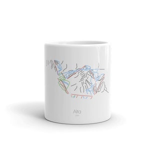 Alta Coffee Mug | Ski Coffee Mug | Alta Utah | Ski Gift | Ski Kitchen | Snowboard