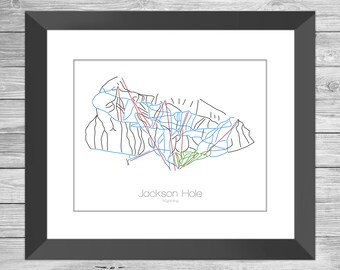 Jackson Hole Wyoming, Jackson Hole Wy, Jackson Hole Ski, Jackson Hole Trail Map, Jackson Hole Resort, Wyoming Ski, Yellowstone Map, Wy Gift
