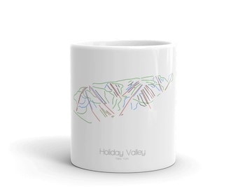 Holiday Valley Coffee Mug | Ski Coffee Mug | Holiday Valley New York | Ski Gift | Ski Kitchen | Snowboard