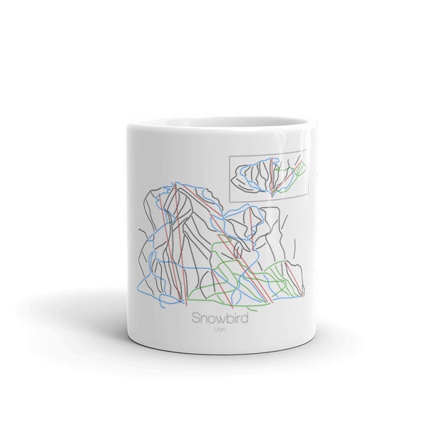 Snowbird Coffee Mug | Ski Coffee Mug | Snowbird Utah | Ski Gift | Ski Kitchen | Snowboard