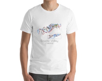 Squaw Valley T-Shirt - Men'S / Unisex | Squaw Valley California | Ski T-Shirt | Snowbird Shirt | California Ski