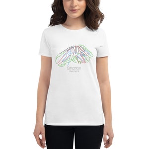 Stratton T-Shirt - Women&#39;S | Stratton Vermont | Ski T-Shirt | Snowbird Shirt | Vermont Ski