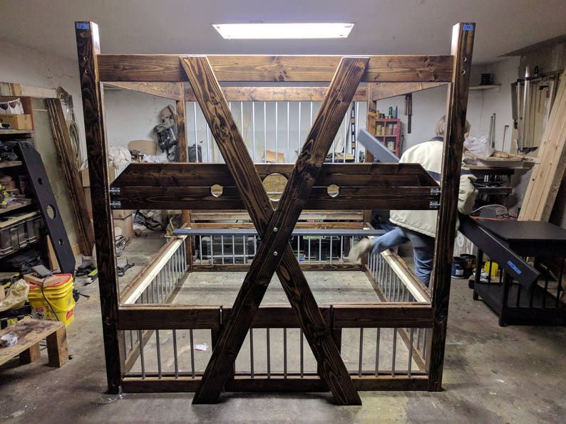 Bondage Bed with Cage Etsy