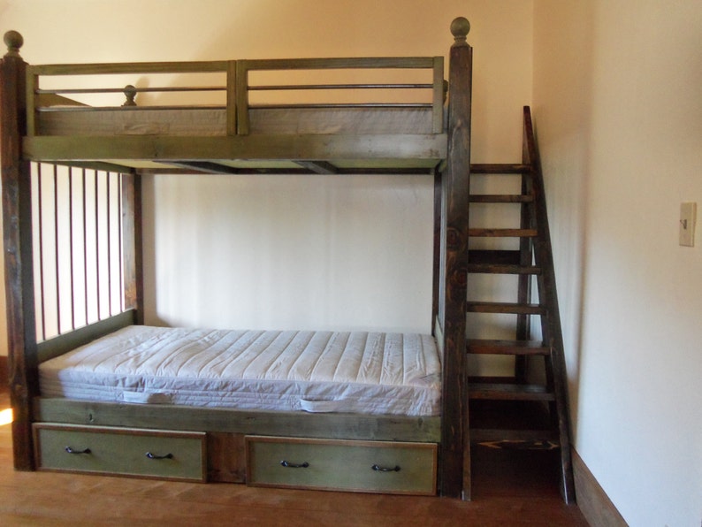 Kids Bunk Bed With Stairway Image 0