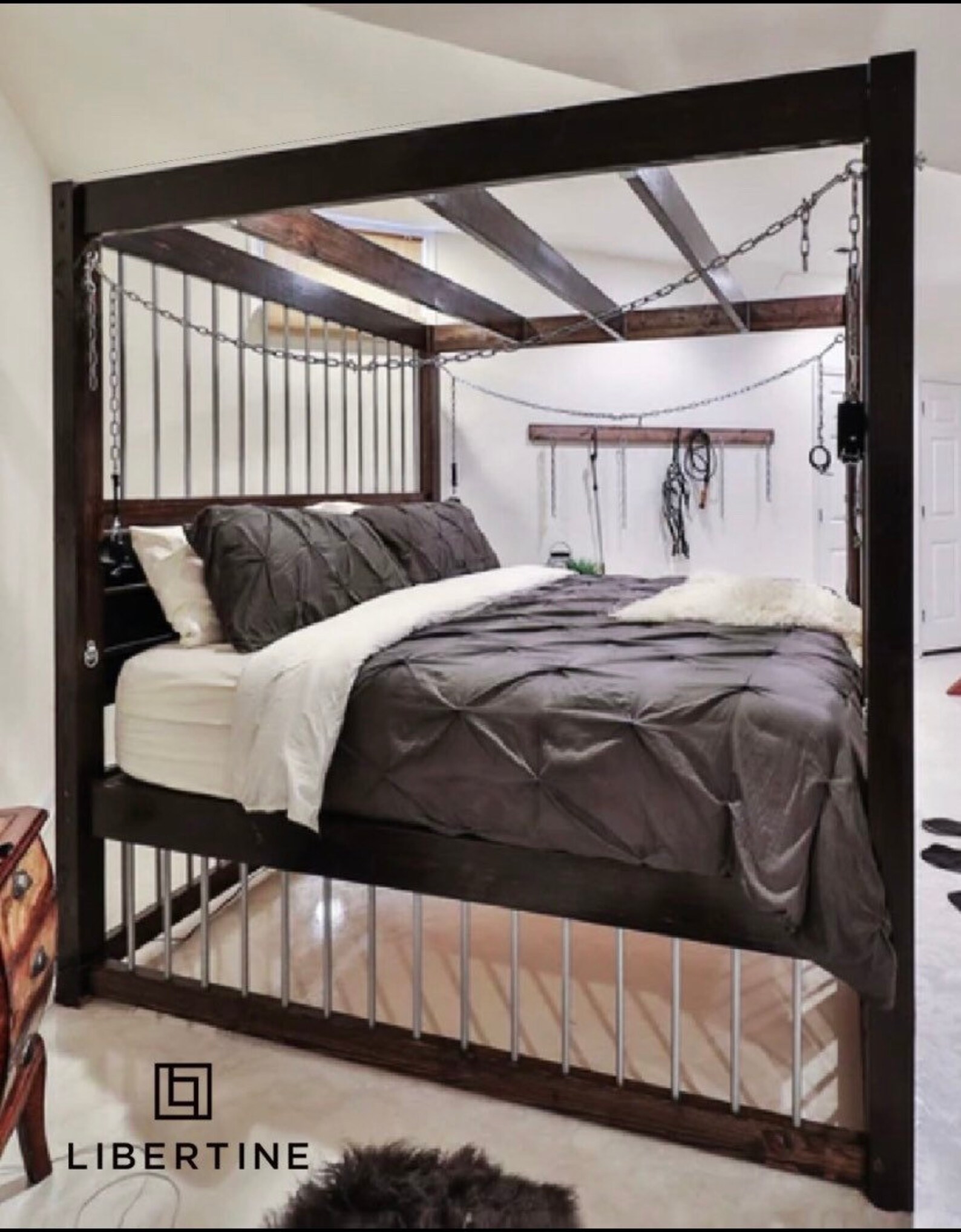 Cage Bed Leviathan Etsy