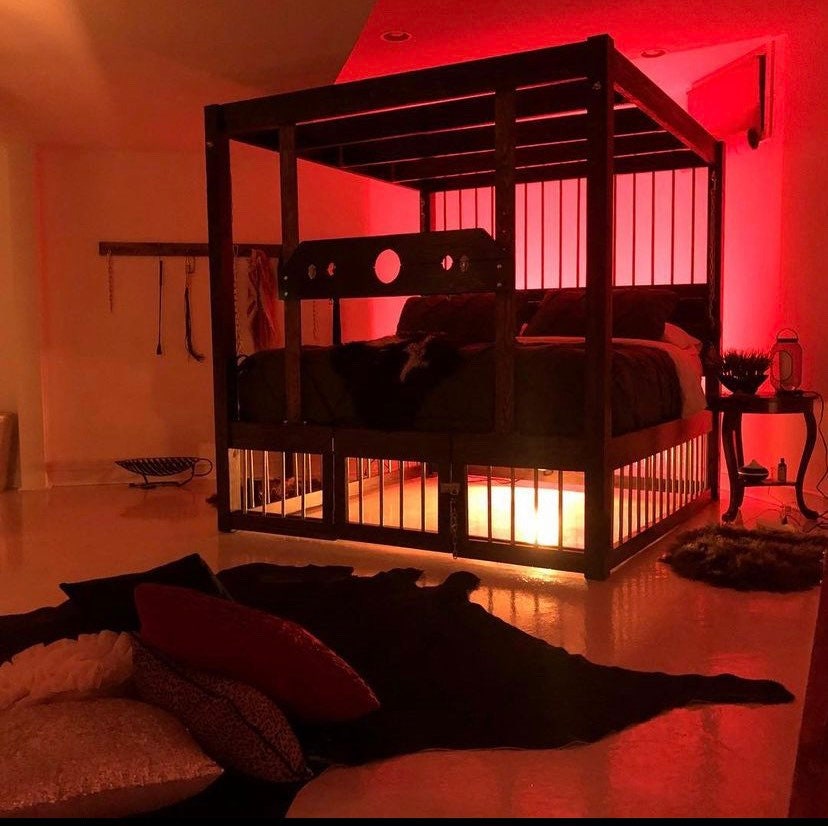 Bdsm Cage Under Bed