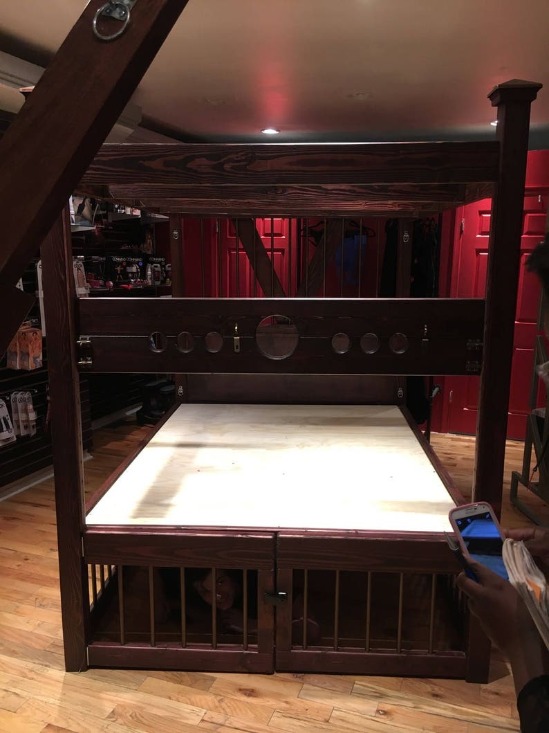 Bondage Bed with Cage Etsy