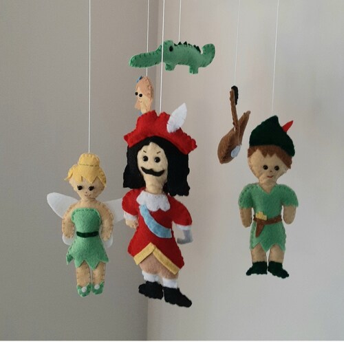 Peter Pan Baby Mobile Baby Nursery Mobile Crib Mobile Etsy