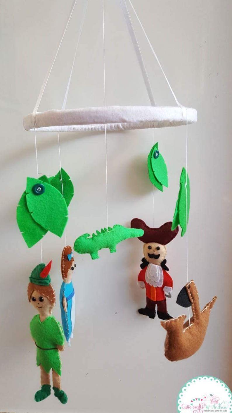 Peter Pan baby mobile baby nursery mobile crib mobile | Etsy