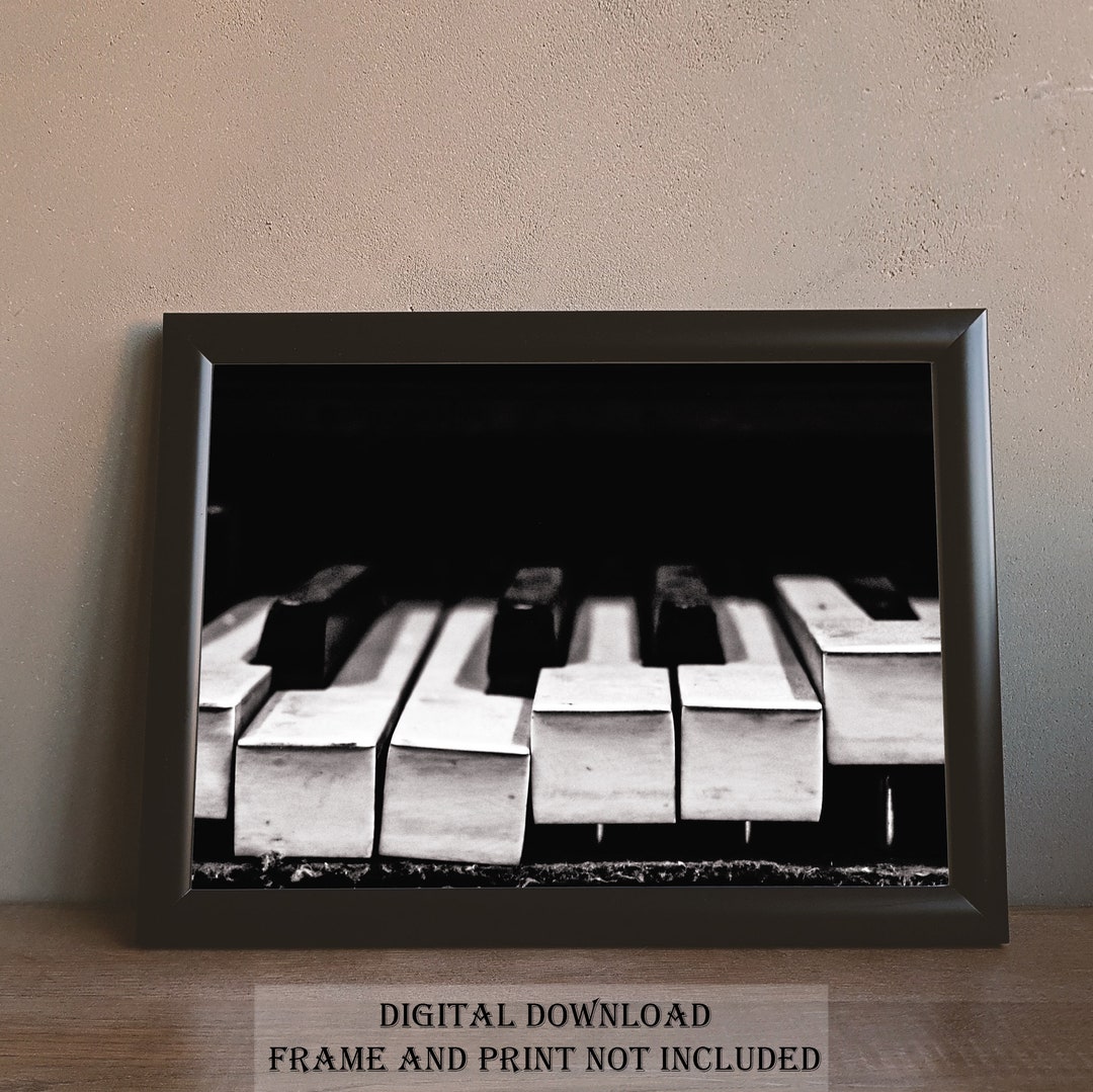 Piano Keyspiano Keys Wall Printpiano Keys Artpiano Keys - Etsy
