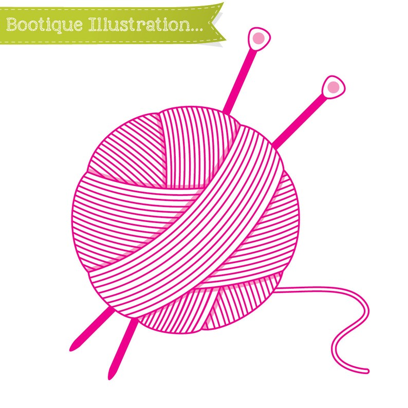 Wool Clipart Set. 9 Balls of Wool Clip Art Graphics for Use Etsy