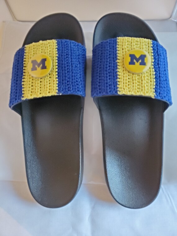 FORZA WOLVERINES! Ciabatte per sandali lavorate a mano all