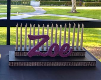 Dulce 16, Bar Mitzvah, Bat Mitzvah, Puesto de nombre, Ceremonia de velas, Candelabro, Candelabro