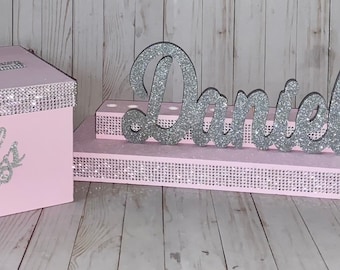 Candelabro y Cardbox Set, Sweet 16, Bat Mitzvah, Bar Mitzvah, Candle Ceremony y Cardbox Set