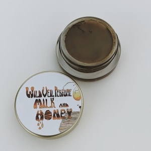 Milk + Honey. botanical perfume. sweet cream + honeysuckle flowers, vanilla-benzoin. vetiver. with in house honeysuckle absolute. Dec. 2023