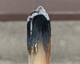Enfleurage from Palo Santo Smoke. vegan, organic, handmade, botanical solid perfume. slow smoke fragrance extraction by hand. Sept. 2022