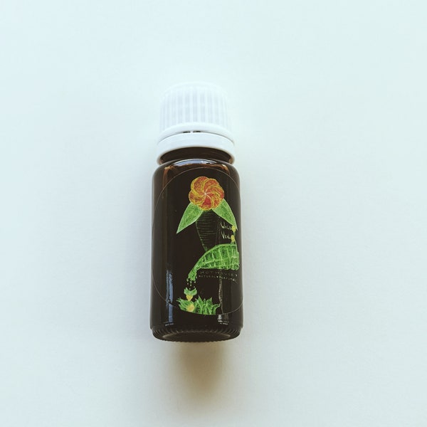 Hothouse. natural perfume. tuberose amber attack of the white floral flesh. coconut zephyr. botanical, vegan fragrance. July 2023