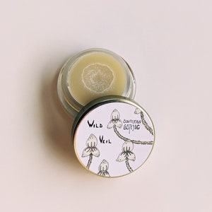 Southern Gothic. enfleurage perfume. florid, haunted. solid fragrance with handmade gardenia and honeysuckle enfleurage. October 2023