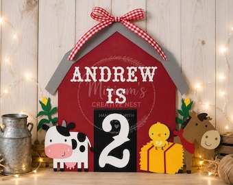 Farm Theme Party Sign: Barnyard Decorations