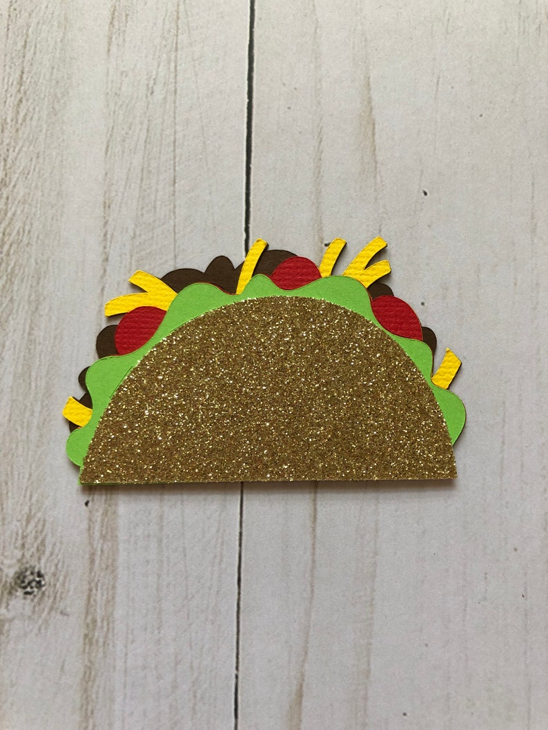 Taco Cutouts / Taco Die Cuts / DIY Birthday Decorations / Taco Etsy