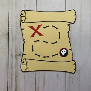 Pirate Map Cutout: DIY Party Decor
